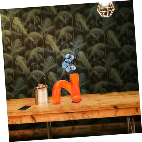 Happyyami 1pc Nordic Hydroponic Vase Unique Creative Glass Flowerpot for Home Decor Stylish Special Shaped Design for Shops Restaurants and Living Spaces