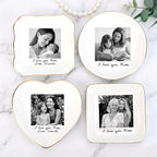 Noni Personalized Mom Photo Jewelry Dish, Custom Ceramic Trinket Tray for Grandma, Birthday Ring Dish Gift, Moms Gift from Daughter, Love You Mama Present 1 - color: Style1