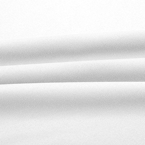 Sfoothome Queen Sheets Set - White Hotel Luxury 4-Piece Bed Set, Extra Deep Pocket, 1800 Series Bedding Set, Sheet & Pillow Case Set (Queen, White) - color: White-4 Pieces, size: Queen