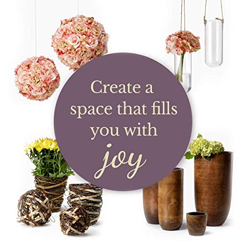 Serene Spaces Living 5-Hour Candle in Handmade Terracotta Pot by CPAA, Ideal for Lighting at Christmas, Set of 9