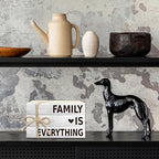 Sweet Home Decorative Book Stack for Farmhouse, Rustic Tiered Tray Decor, Family Wooden Book Decor for Living Room Table Shelf, Housewarming Gifts - 30