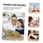 Alipis 1pc Simple Book Holder Acrylic Bookends for Shelves Bookshelf Decor Display Stand for Library