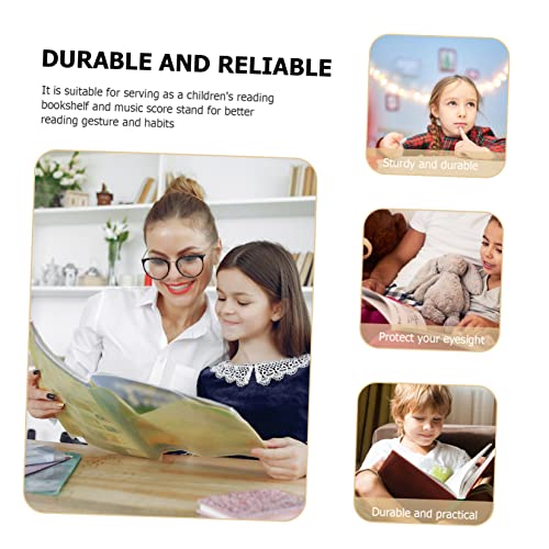 Alipis 1pc Simple Book Holder Acrylic Bookends for Shelves Bookshelf Decor Display Stand for Library