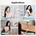 ULANZI MA30 Magnetic Phone Tripod Stand for iPhone, Aluminium Maglock Smartphone Mini Tripod Pocket Cell Phone Stand Strong Magnet Compatible with iPhone 17 16 15 14 13 12 Series, Mint Green - color: Mint Green