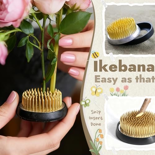 Ceramic Flower Pot Flower Arrangement Set Japanese Ikebana Floral Art Supplies Handmade Flower Bowl Decorative Flower Vase for Centerpieces (Small Black) - color: Small Black