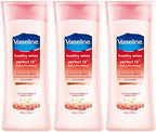 Vaseline Healthy White Perfect 10 - Pack 3 - AHA and Pro-Retinol Whitening and Anti-Ageing Skin benefits with micro droplets of Vaseline Jelly 100 ml X 3 bottles