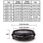 Hapivida Plant Stand, 6.8in Round Vase Base Plant Riser Flower Pot Display Stand Plant Rack Holder Planter Tray Furniture Indoor Outdoor for Desktop Counter Room