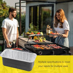 Drip Tray for Blackstone Griddles - Heavy Duty Grease Catcher Fits 17, 22, 28, 30 & 36 Inches, Includes Cup & 10 Disposable Liners, Easy Cleanup - color: Drip Tray+10pc Aluminum foil box