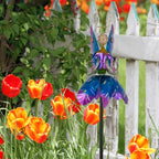 Wind Spinner Outdoor,Waterproof Garden Windmill Spinners,Kinetic Metal Sculpture for Outdoor Yard Lawn Patio Decorations - size: Fairy Wind Spinner