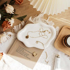 Gifts For Women White Ceramic Jewelry Dish Tray, Vanity Ring Dish Ceramic Jewlery Trays Trinket Ring Holder, Room Decor Aesthetic,Decorative Cloud Vanity Key Tray Present for Wife Mom Daughter (Cloud) - style: Cloud