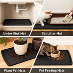 Boot Trays Heavy Duty Rubber Mat with Lip, Waterproof Shoe Mat Tray for Entryway Shoe Tray Multi-Purpose for Indoor or Outdoor 27.56 x 15.75inch - size: 1'4" x 2'4" (Rectangular)