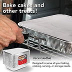 9x13 Aluminum Trays with Lids (10 Pack) – Disposable Half Size Deep Pans for Cooking, Storage, BBQ, Grilling, Catering, Stock Your Home - size: 10 Pack w/ Lids