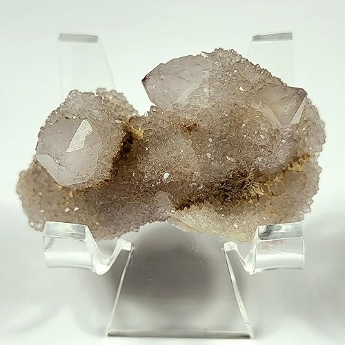 HQRP-Crystal 1 3/4" Acrylic Display Stand Pedestal for Crystal Heart / Slice / Slab and other Stones - size: 1 3/4"
