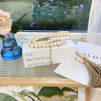 Decorative Books for Home Decor, White Faux Books for Decoration, Rustic Farmhouse Stacked Display Books (God Bless This Home and All Who Enter) - style: God Bless This Home and All