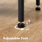 HOOBRO End Table, Small Side Table, Nightstand with 2-Layer Storage Shelves, Sofa Table for Small Spaces, Living Room, Bedroom, Stable Frame, Easy Assembly, Greige and Black BG09BZ01 - color: Greige + Black