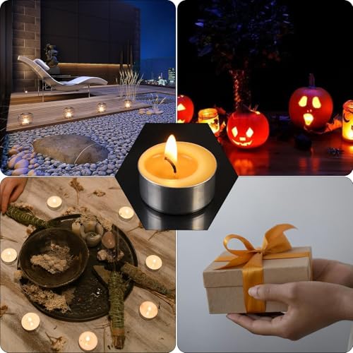 32 Packs Beeswax Tealight Candles,Natural Beeswax Tea Lights Candle in Aluminum Cups,4-5 Hour Burn Time,Unscented Smokeless Candles - style: 32 packs