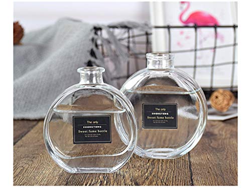 Set of 2 Mini Clear Glass Vase,Small Flower Bud Vase Hydroponics Planter Decorative for Flower,Table,Party,Home,Centerpieces(Clear 4) - color: Clear 4
