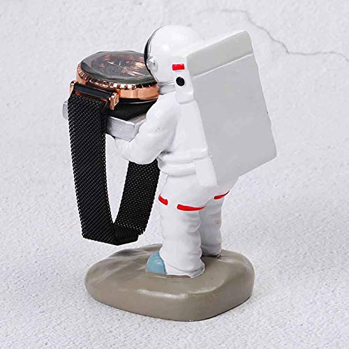 Watch Display Stand, Astronaut Handmade Watch Holder Resin Figurine Jewelry Bracelet Storage Rack Eyeglass Organizer Holder for Home Office Decoration