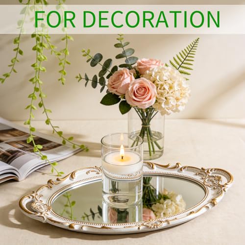 12 Pack Glass Cylinder Vases for Centerpieces, 6 Inches Tall Clear Flower Bud Vases for Wedding Decorations, Hurricane Floating Candle Holder for Home, Party and Table Shelf