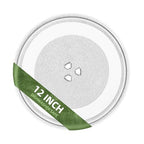 12" Whirlpool Microwave Glass Plate Replacement W11367904 W11291538 W10337247 W11443145, Compatible with Whirlpool Microwave Glass Turntable Plate WMH31017 WML55011 Whirlpool 12 Inch Microwave Plate - size: 12" Small Coupler Hole