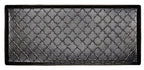 HF by LT Trellis Pattern Metal Boot Tray, 30 x 13 inches, Keeps Dirt, Muck, Grass, Snow, and Water from Boots, Antique Zinc Finish - color: Trellis Pattern, Antique Zinc Finish
