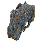 Design Toscano Bones of The Dinosaur T-Rex Skeleton Wall Sculpture, 16.5 Inches, Full Color - style: T-Rex Skeleton