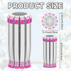 aphpaio Pink Vase for Flower Sets 10347, 10280, 10328, 10342, Perfect for Displaying Artificial Flowers, Valentine's Day for Women, Girls, and Adults (Vase Only)