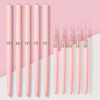 Metallic Nail Art Brushes Superfine Brush 5 Pcs Kit Professional Nail Liner Brush Nail Details Brush Nail Painting and Drawing Liner Brush for Nail Salons - color: g-5pcs