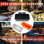 Grease Trap/Griddle Grease Catcher/Drip Tray/Grease Cup Replacement for Blackstone Grill,Grease Catcher for Black Stone Griddle 17, 22, 28, 30 & 36 inches. - color: Drip Tray