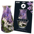 MODGY Collapsible and Expandable Flower Vase Plastic Decorative Modern Centerpieces Dining Table Decor Living Room Bathroom Wedding Office, Mary Cassatt Lilacs - style: Mary Cassatt Lilacs