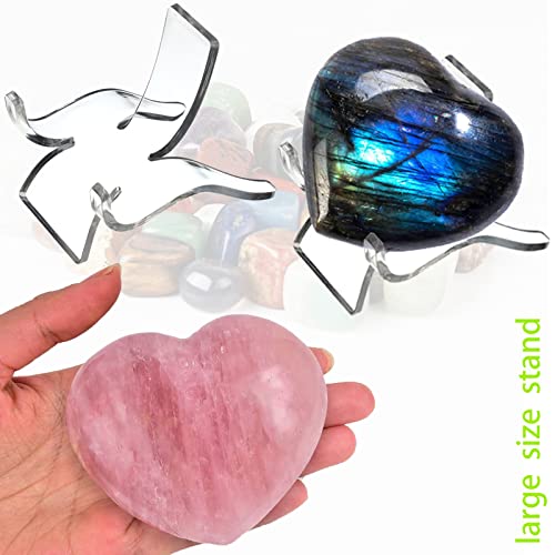 Crystal Stand Rock Display Stand Small Dispaly Stands ( 3 Sizes , 36 PCS ) Crystal Stands for Display Minerals Rocks Crystals Agates Fossils Corals or Other Small Items in Home Shop Museum Office - size: 36 PCS ( 12* large+12* medium+12* small )