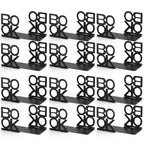 Book Ends,Bulk 12 Pair Bookends Folding Book Ends Metal Bookend (12 Pair) - size: 12 Pair