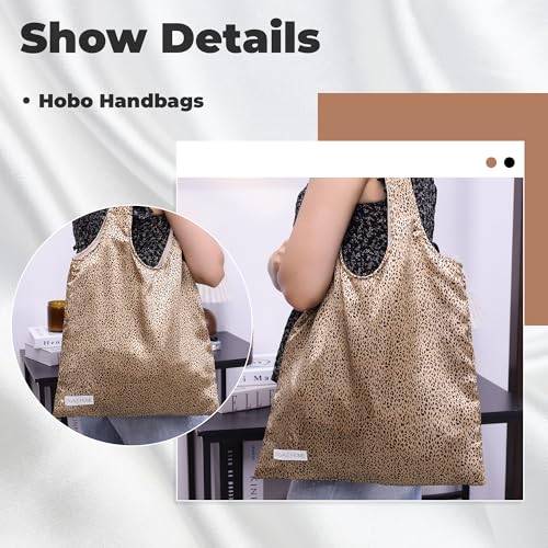 DGAZ Designer Shoulder Bags for Women, Luxury Tote Bag with Zipper, Large Shoulder Hobo Bags - color: Leopard C
