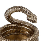 NIKKY HOME Gold Snake Tealight Candle Holders Set of 2, Centerpiece Table Decorations, Decorative Metal Stand for Tea Light Candles, Votive Candles