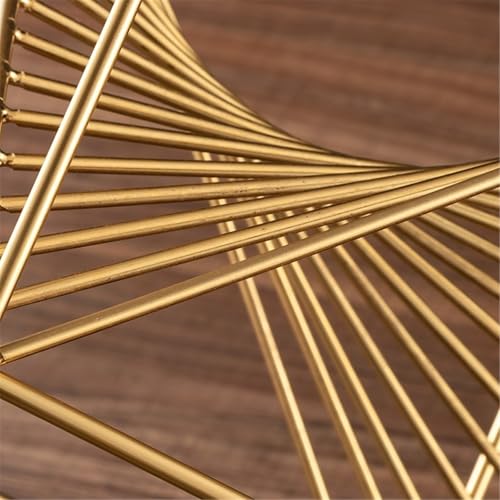 Statue Decorations Minimalist Modern Home Geometric Cube Ornament Light Luxury Nordic Style Alloy Decoration Home Decor Object