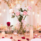 12pcs Clear Glass Cylinder Vases, 4, 6, 7.5, 10 Inch Tall Cylinder Vases for Centerpieces,Glass Flower Vase Hurricane Floating Candle Holder Vase for Wedding, Table Shelf, Party,Home Decor,Gift
