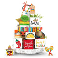Tatuo 16 Pcs Cinco De Mayo Tiered Tray Decor Set, Mexican Wooden Fiesta Signs - Taco, Sombrero, Rainbow Donkey, Farmhouse Style Table Decor for Home Kitchen Summer Party Holiday Shelf