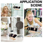 NBEADS Wooden Watch Display Stand, Black Velvet T-Bar Bracelet Holder Jewelry Organizer Stand Removable Bangle Pendants Anklet Tower Rack for Home Use, Retail Display Selling, 7.6x1.9x3.5 - color: Black Velvet