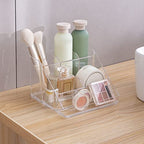 Ettori APLOP Makeup Organizer Tray, 6-Compartment Vanity Makeup Organizer for Jewelry, Hair Accessories, Bathroom Counter or Dresser