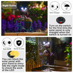 Metal Yard Art Cat on Bike Solar Statue Light, Solar Statue Light Garden Decoration, Best Gift for Cat Lovers. - style: Large Cat
