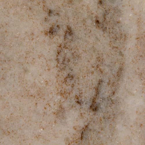 Creative Co-Op Marble Round Soapdish, Beige - color: Beige