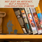 Renovatio Black Metal Bookend – Cute, Unique, Geeky Decor for Home, Office & Kids Room – Heavy Duty, Non-Slip Minimalist Bookends for Shelves – Mercenary & Baby - style: Mercenary