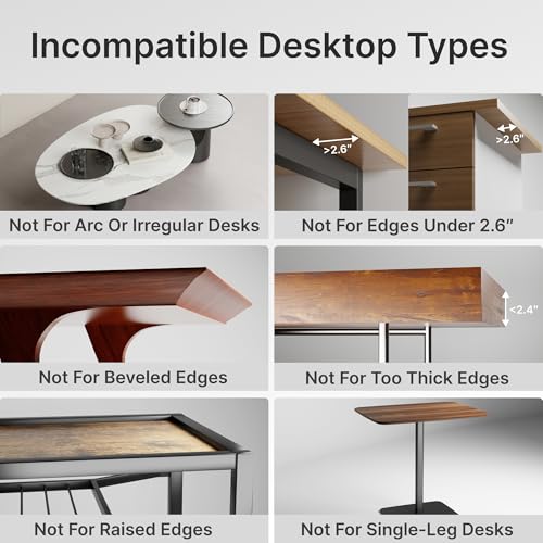 PEGZONE Desk Extender Tray, 24" x 12" Clamp On Desk Shelf, Desk Extension with Storage Drawer, Table Desk Arm Rest, Clamp On Keyboard Tray for Office and Home, Workstation Organizer, Medium, Black - size: 24 x 12 inch, style: Black with Drawer