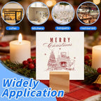 30Pcs 1.2x1.2 Inches Wood Table Number Stands, Wood Place Card Holders, Picture Holder Acrylic Sign Holdersr for Wedding, Ceremony, Birthday, Party, Home Decoration, Events - size: 1.2" 30pcs