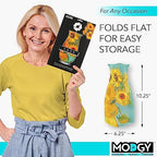 MODGY Collapsible and Expandable Plastic Flower Vase, Unbreakable, Foldable, Decorative Modern Centerpieces, Table Decorations, Van Gogh Sunflowers, 1 Pack - style: 1 Pack