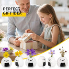 Mini Vases for Flowers 6PCS Mini Vase Ceramic Flower Vase Cute Rice Ball White Small Vase Set for Dry Flowers