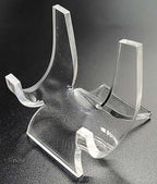 HQRP-Crystal 2-3/8" Acrylic Display Stand Pedestal for Crystal Heart / Slice / Slab and other Stones - size: 2-3/8"
