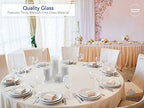 Royal Imports Glass Cylinder Vases for Centerpieces – Set of 4 Clear Hurricane Vases for Wedding, Table Decor, Floating, Flowers, Candle Holders, Extra Tall Clear Vase Set, 6” / 8” / 9” / 11”