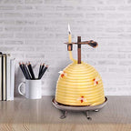Candle by the Hour 70-Hour Beehive Candle, Eco-friendly Natural Beeswax with Cotton Wick - size: Beehive Candle Standard