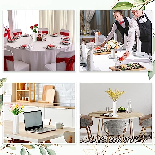Didaey 10 Pack Composite Plastic Flower Vases Bulk White Small Boho Floral Vases for Dried Flower Bouquet Pampas Grass Centerpieces Fall Wedding Party Living Room Decor(Classic) - style: Classic